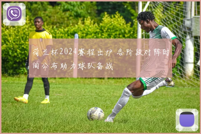 荷兰杯2024赛程出炉 各阶段对阵时间公布助力球队备战
