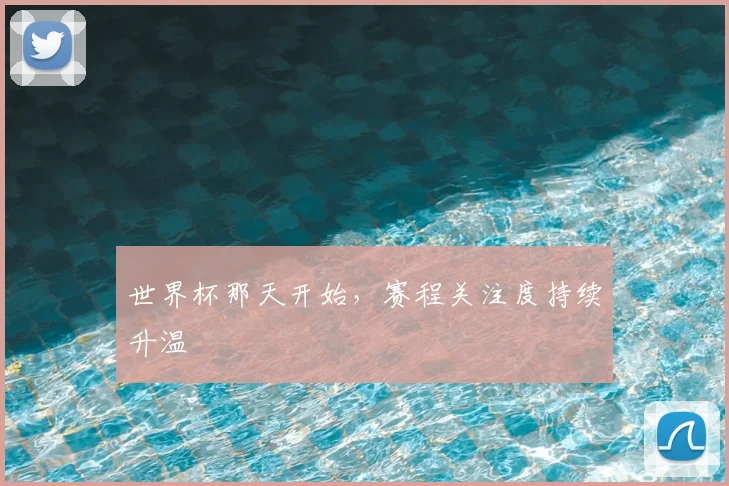 世界杯那天开始,赛程关注度持续升温