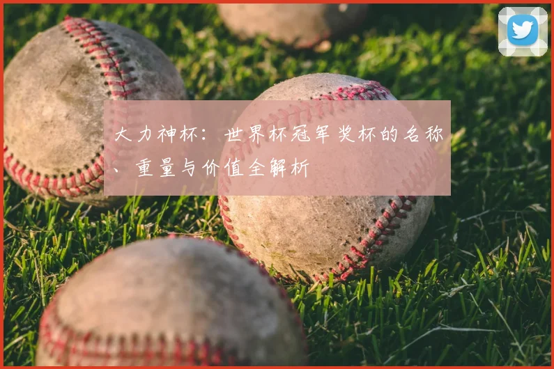 大力神杯:世界杯冠军奖杯的名称、重量与价值全解析