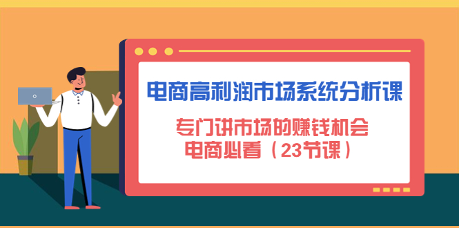 电商高利润市场系统分析课：专门讲市场的赚钱机会，电商必看（23节课）