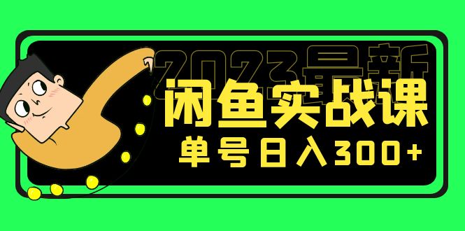 花599买的闲鱼项目：2023最新闲鱼实战课，单号日入300+（7节课）