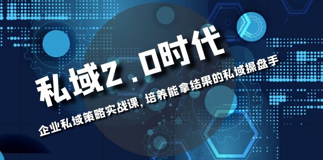 图片[1]-私域2.0时代：拥有自己的私域策略，打造成功的私域操盘手！-淘金部落