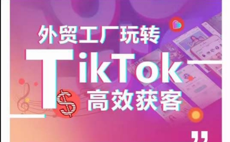 外贸工厂玩转TIKTOK高效获客，多种引流方式与账号定位技巧，拆解爆款短视频打造成功案例