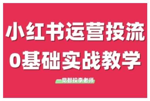 小红书运营投流，小红书广告投放从0到1的实战课，学完即可开始投放 -1