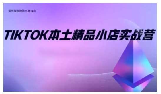 TikTok本土精品小店出海实战营，从入门到高阶，不止0-1! -1