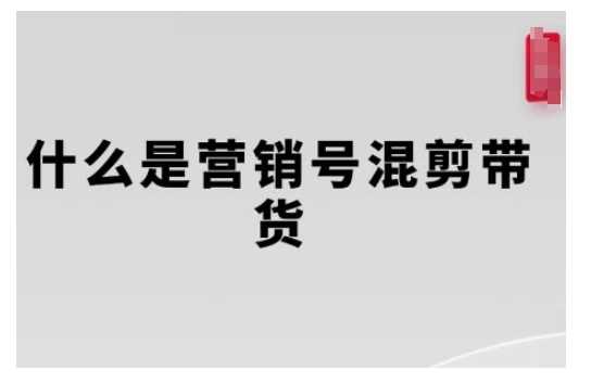 营销号混剪带货，从内容创作到流量变现的全流程，教你用营销号形式做混剪带货 -1